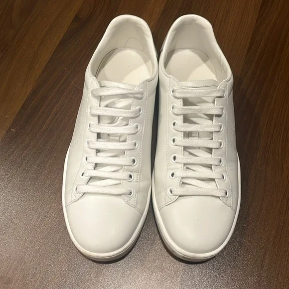 Gucci Ace Sneakers - White/Silver - Picture 5 of 8